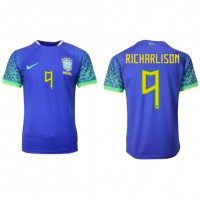 Fotbalové Dres Brazílie Richarlison #9 Venkovní MS 2022 Krátký Rukáv